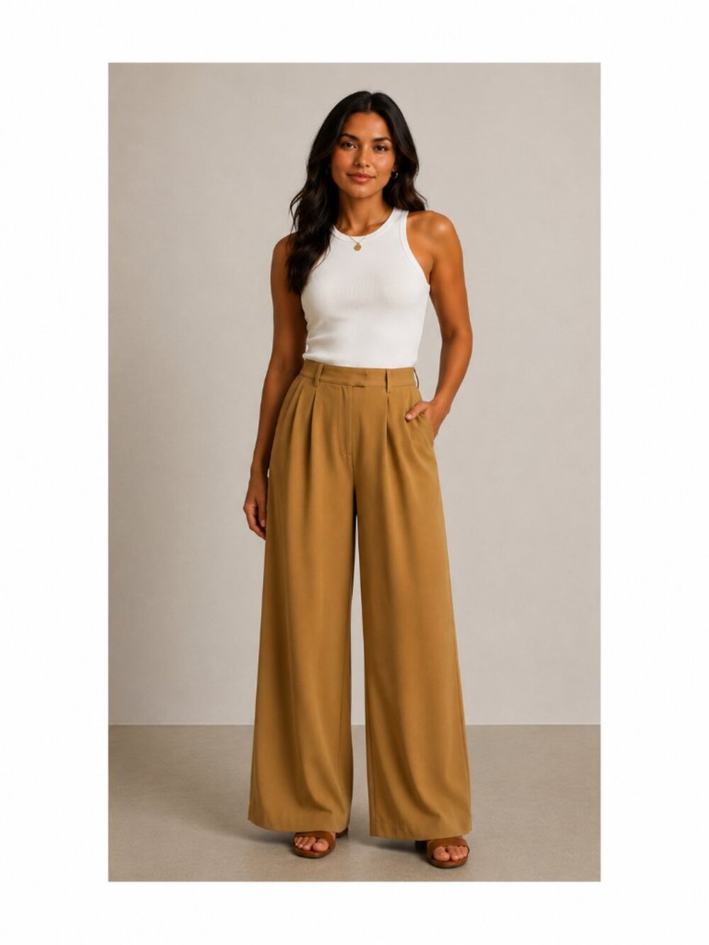New with tags Tronjori wide leg pants
